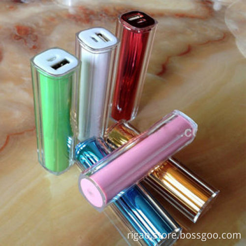 New comming transparent housing power bank